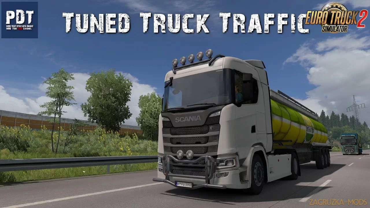 Tuned Truck Traffic Pack v6.9 by Trafficmaniac (1.48.x) for ETS2