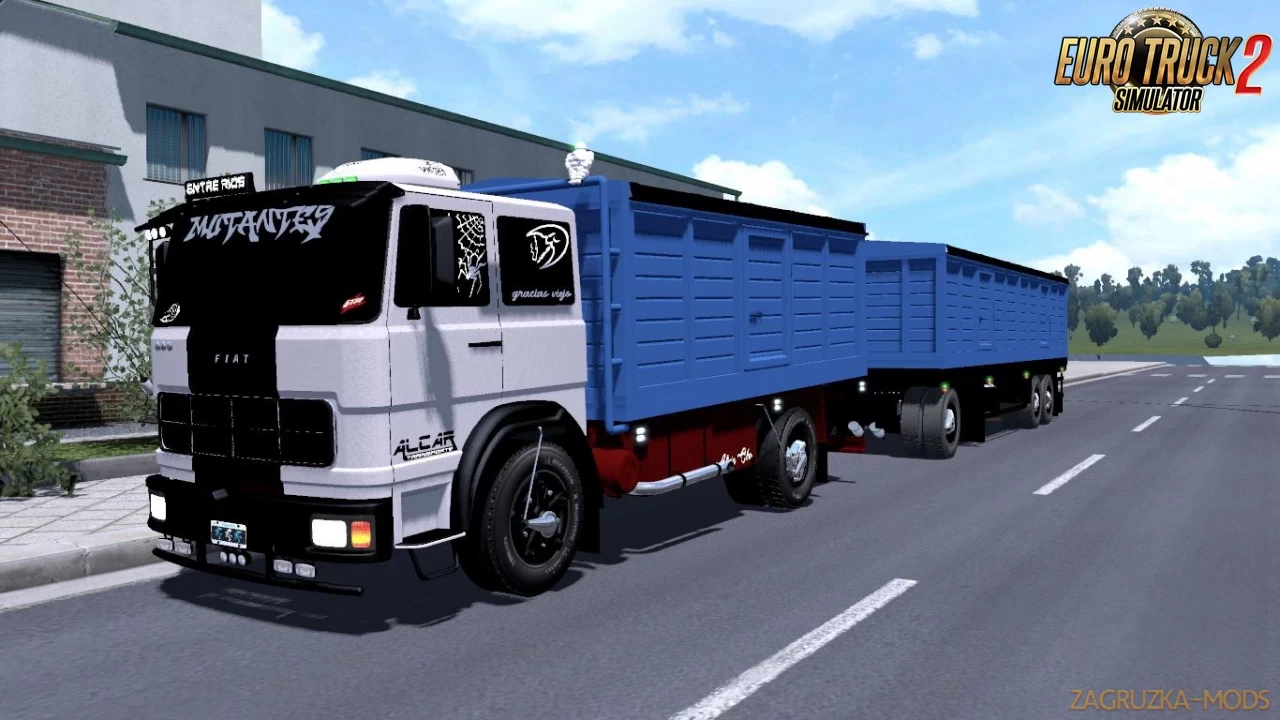 Fiat Iveco 619 4x2 Truck + Interior v1.0 (1.38.x) for ETS2