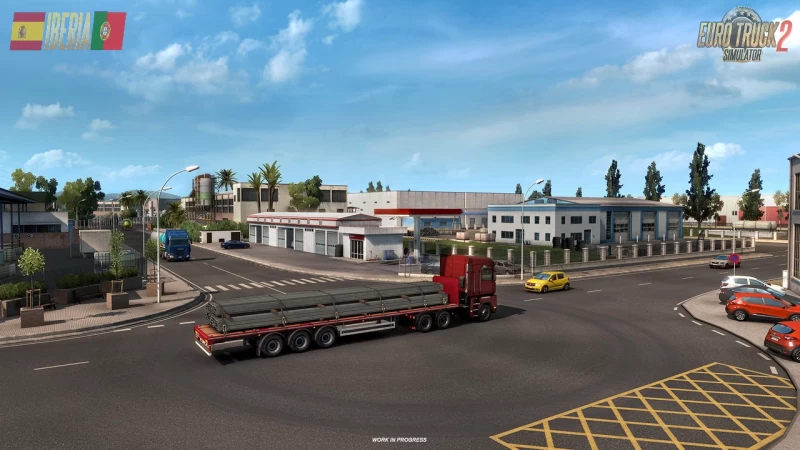 Iberia DLC: Barcelona city presented in ETS2