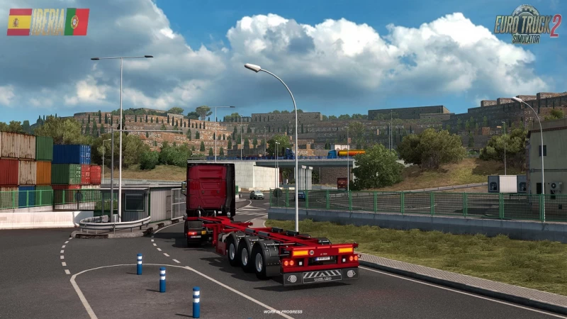 Iberia DLC: Barcelona city presented in ETS2