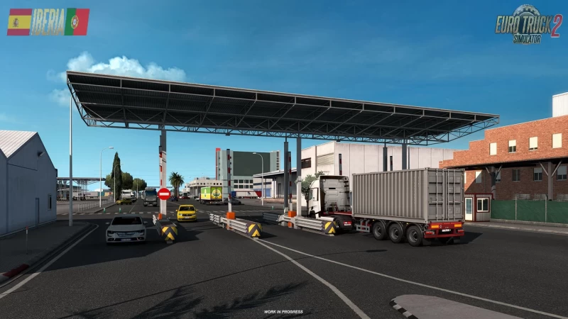 Iberia DLC: Barcelona city presented in ETS2