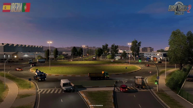 Iberia DLC: Barcelona city presented in ETS2