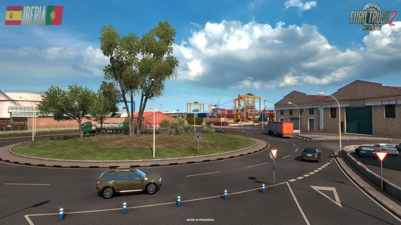 Iberia DLC: Barcelona city presented in ETS2
