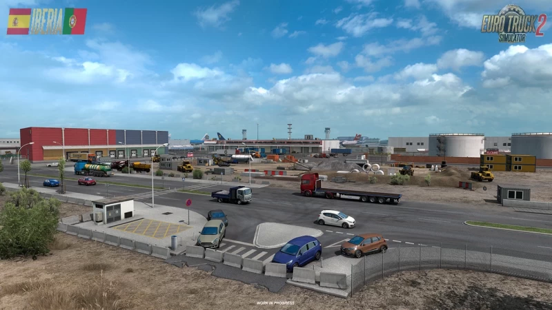 Iberia DLC: Barcelona city presented in ETS2