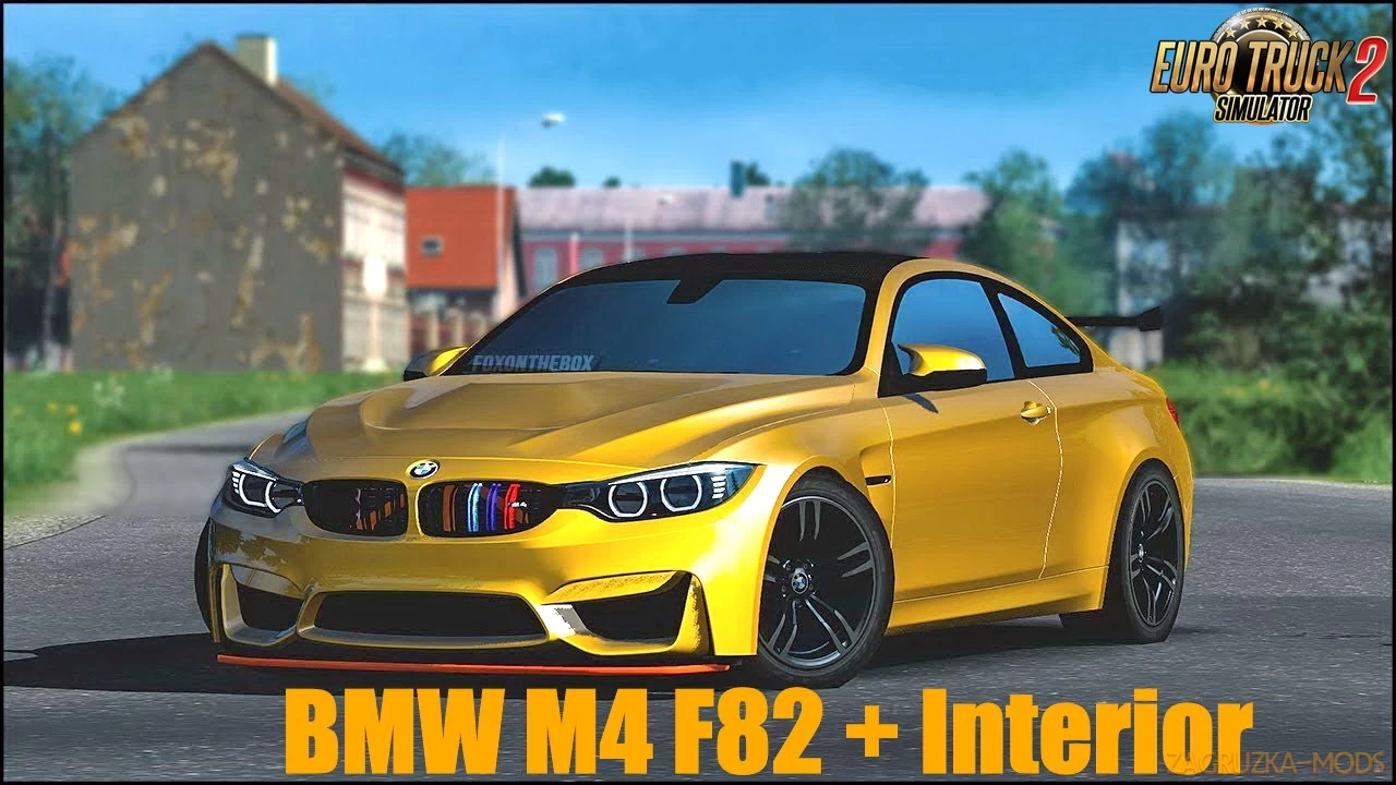 BMW M4 F82 + Interior v4.1 (1.38.x) for ETS2