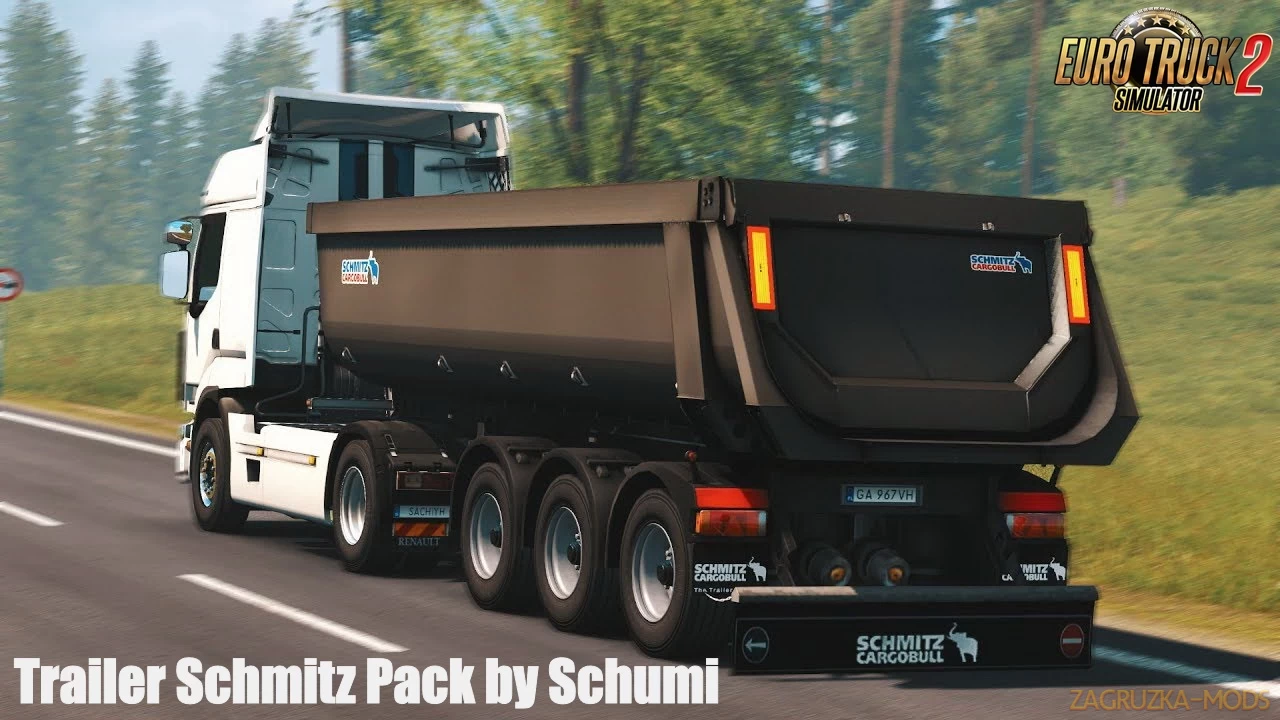 Trailer Schmitz Pack v1.9 by Schumi (1.45.x) for ETS2