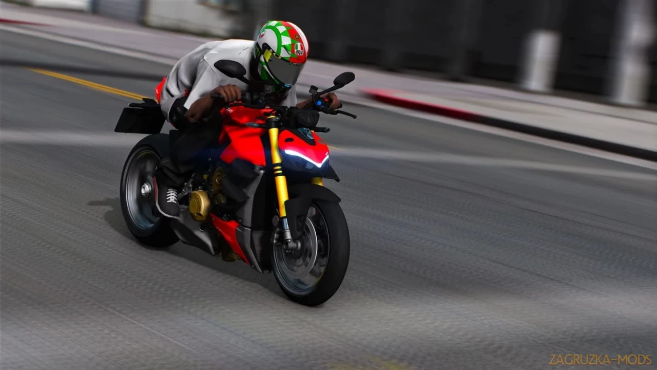 Ducati V4S StreetFighter 2021 v2.0b for GTA 5