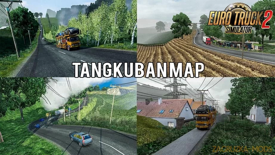 Tangkuban Perahu Map v1.0 (1.38.x) for ETS2