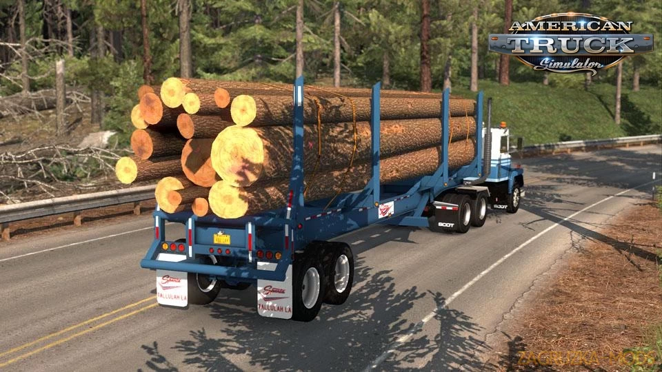 Sparta 4 Bolster Log Trailer v1.0.2 (1.38.x) for ATS