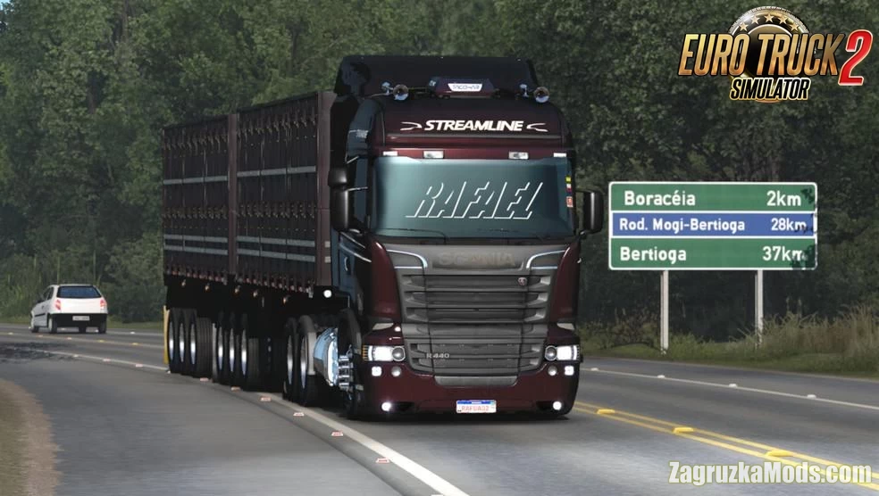 Scania R&S and 124G Brasil Edition v1.4 (1.43.x) for ETS2