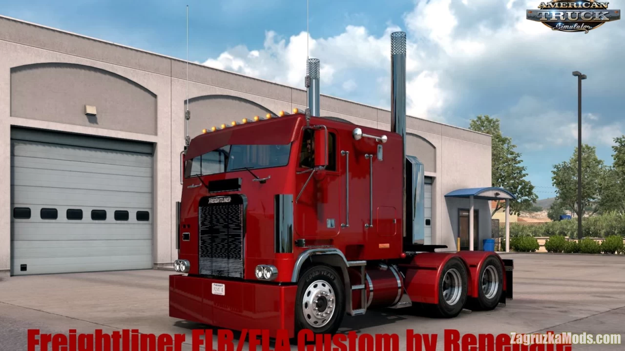Freightliner FLB/FLA Custom v1.9 By ReneNate (1.48.x) for ATS