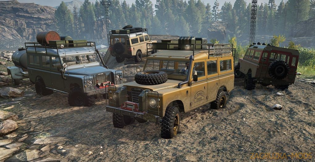 Land Rover Series III Camel Trophy v1.0.2 for SnowRunner