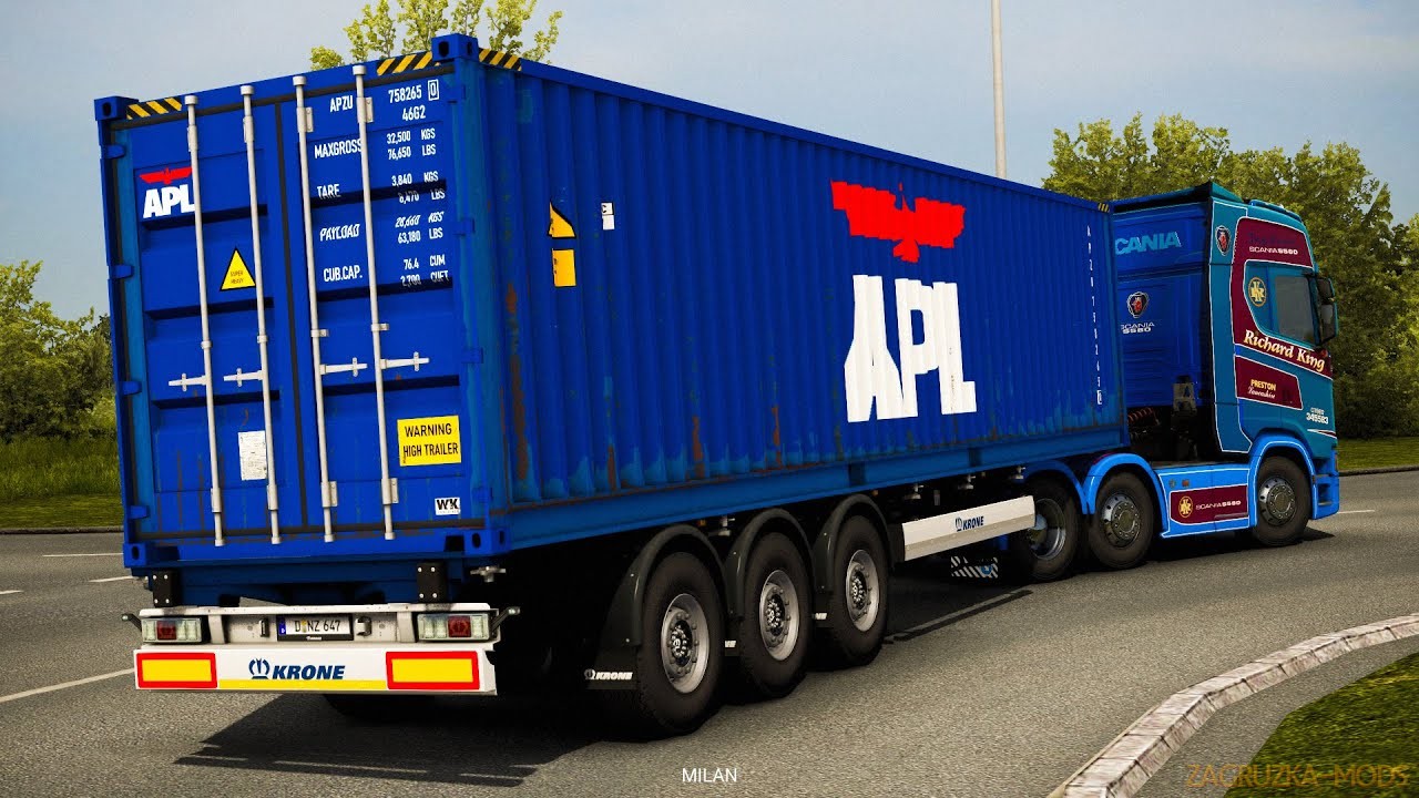 Reefer Container Cargo Pack v2.2 (1.38.x) for ETS2