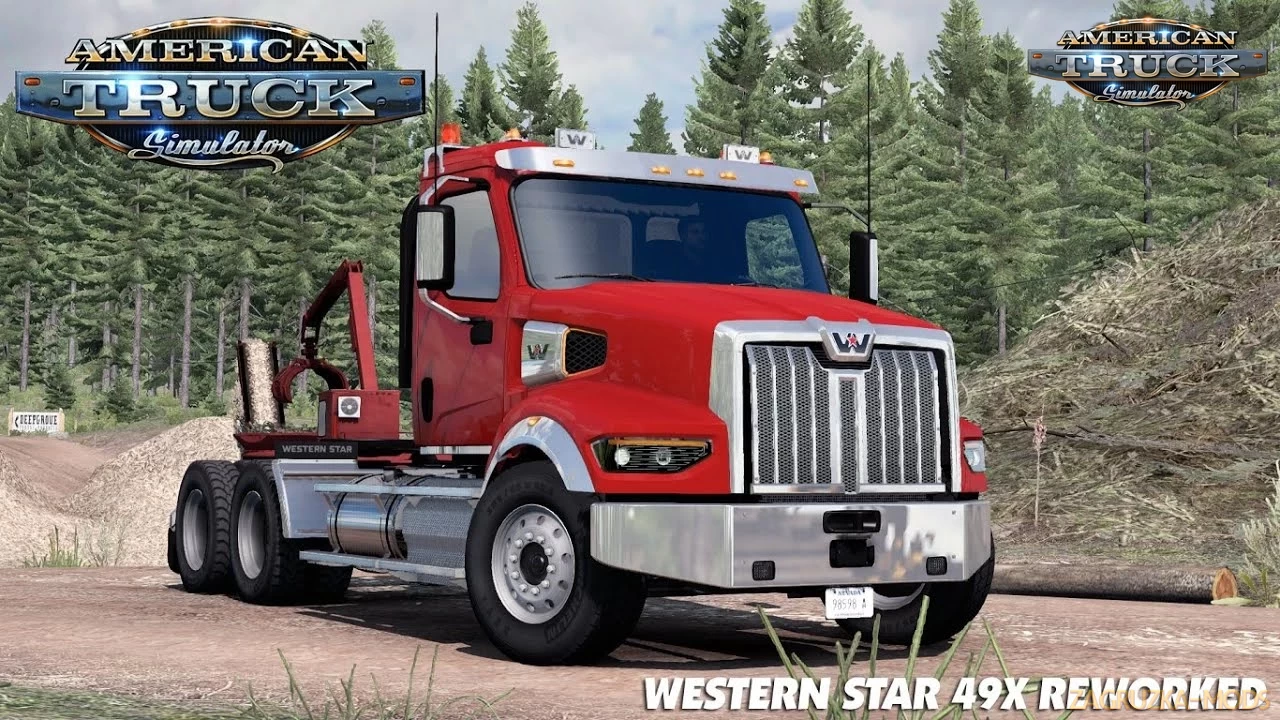 Western Star 49X v1.3.1 Reworked by FierbetoN (1.39.x) for ATS
