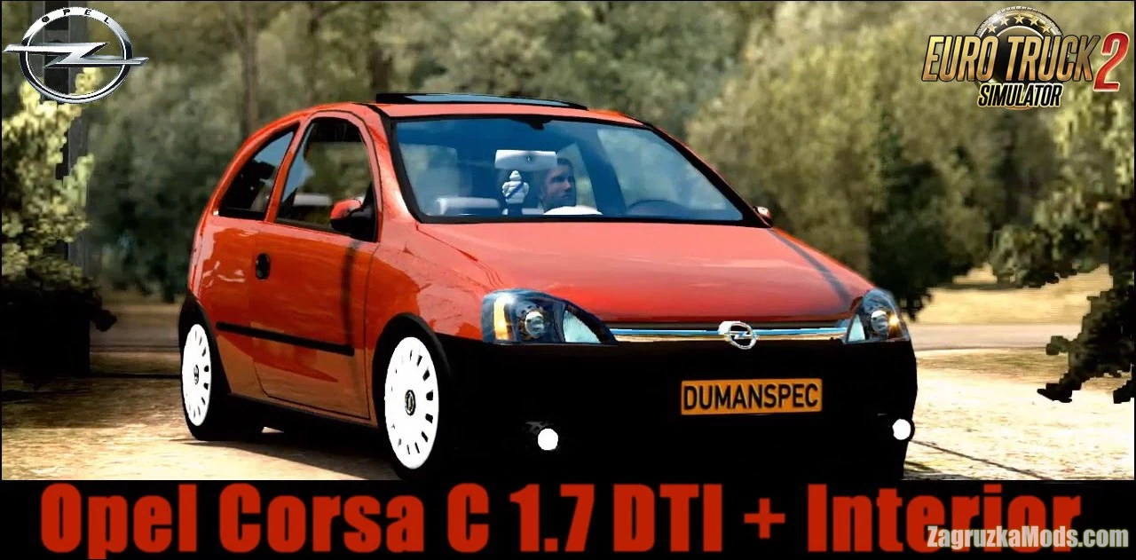 Opel Corsa C 1.7 DTI + Interior v1.140 (1.48.x) for ATS and ETS2