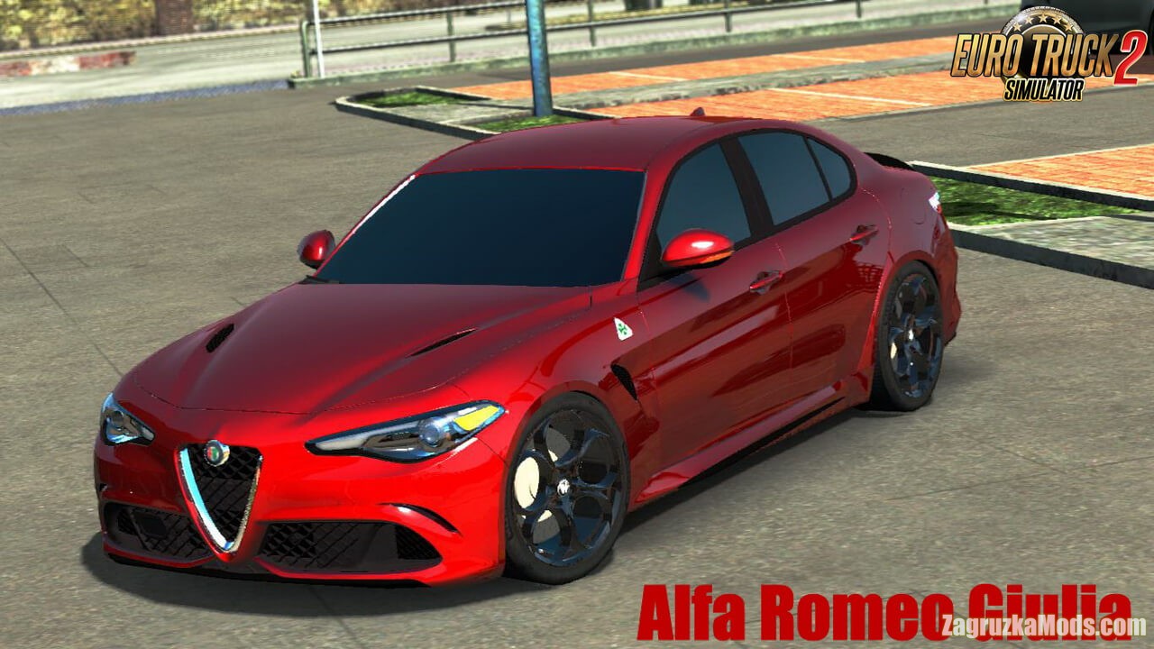 Alfa Romeo Giulia + Interior v1.7 (1.41.x) for ATS and ETS2