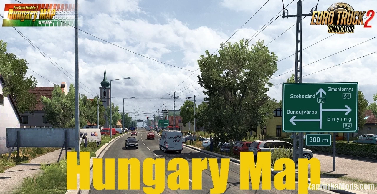 Hungary Map v0.9.28d Updated by Indian56 (1.44.x) for ETS2