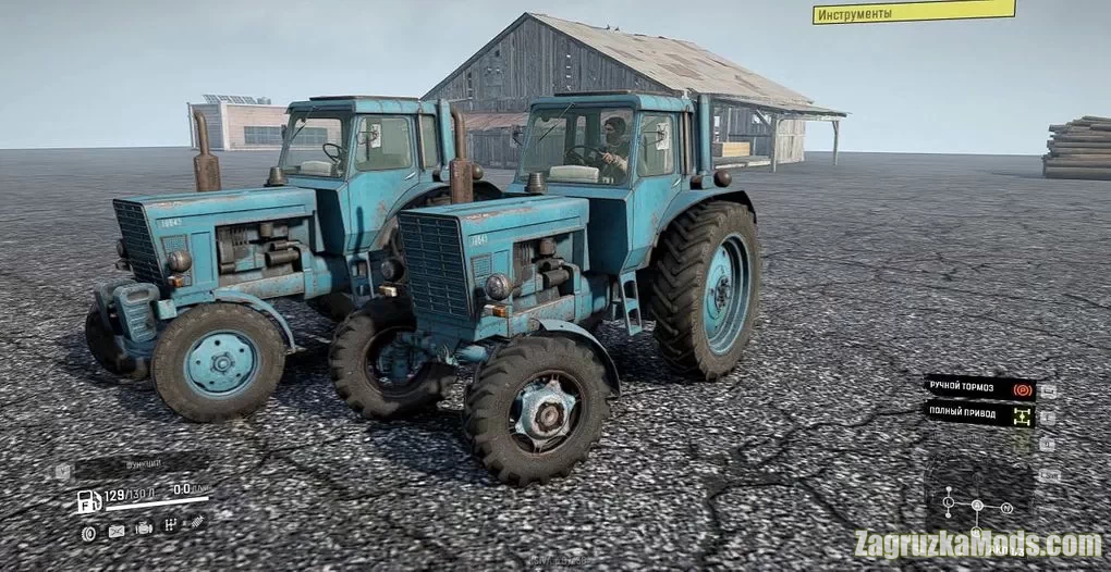 Tractors MTZ-80 and MTZ-82 v1.5 for SnowRunner