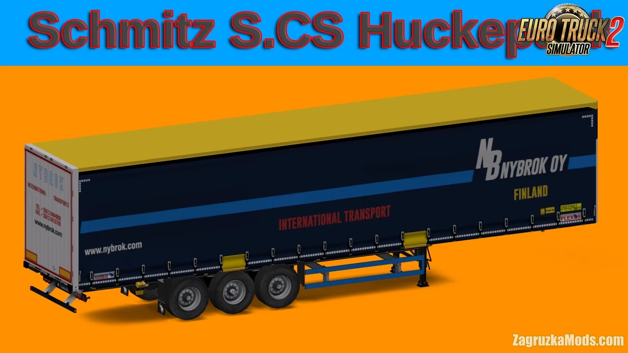 Schmitz S.CS Huckepack Trailer v1.1 (1.39.x) for ETS2