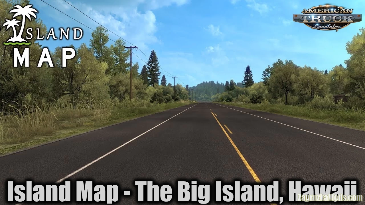 Island Map - The Big Island, Hawaii v0.1.5 (1.40.x) for ATS