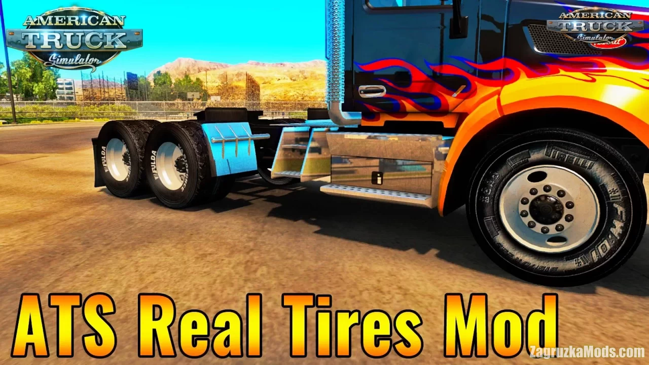 Real Tires Mod v3.1 (1.39.x) for ATS
