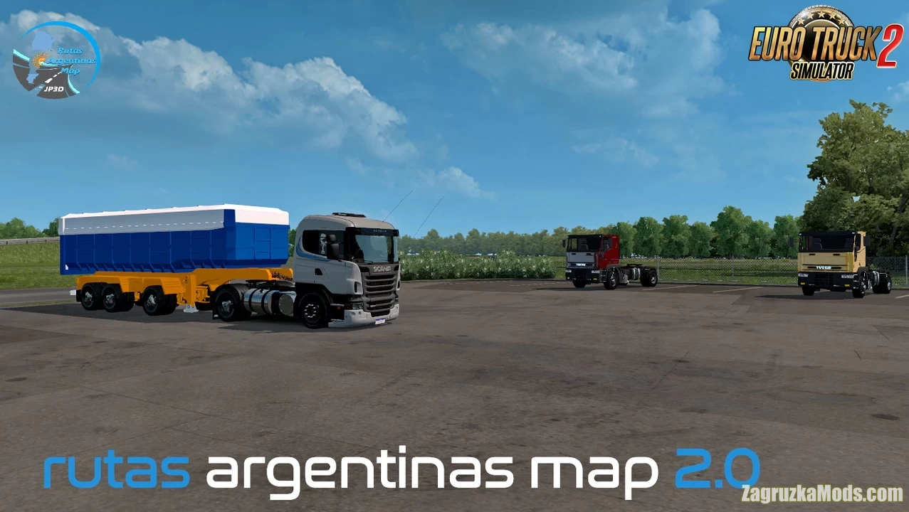 Rutas Argentinas Map 2.0 v5.0 (1.39.x) for ETS2