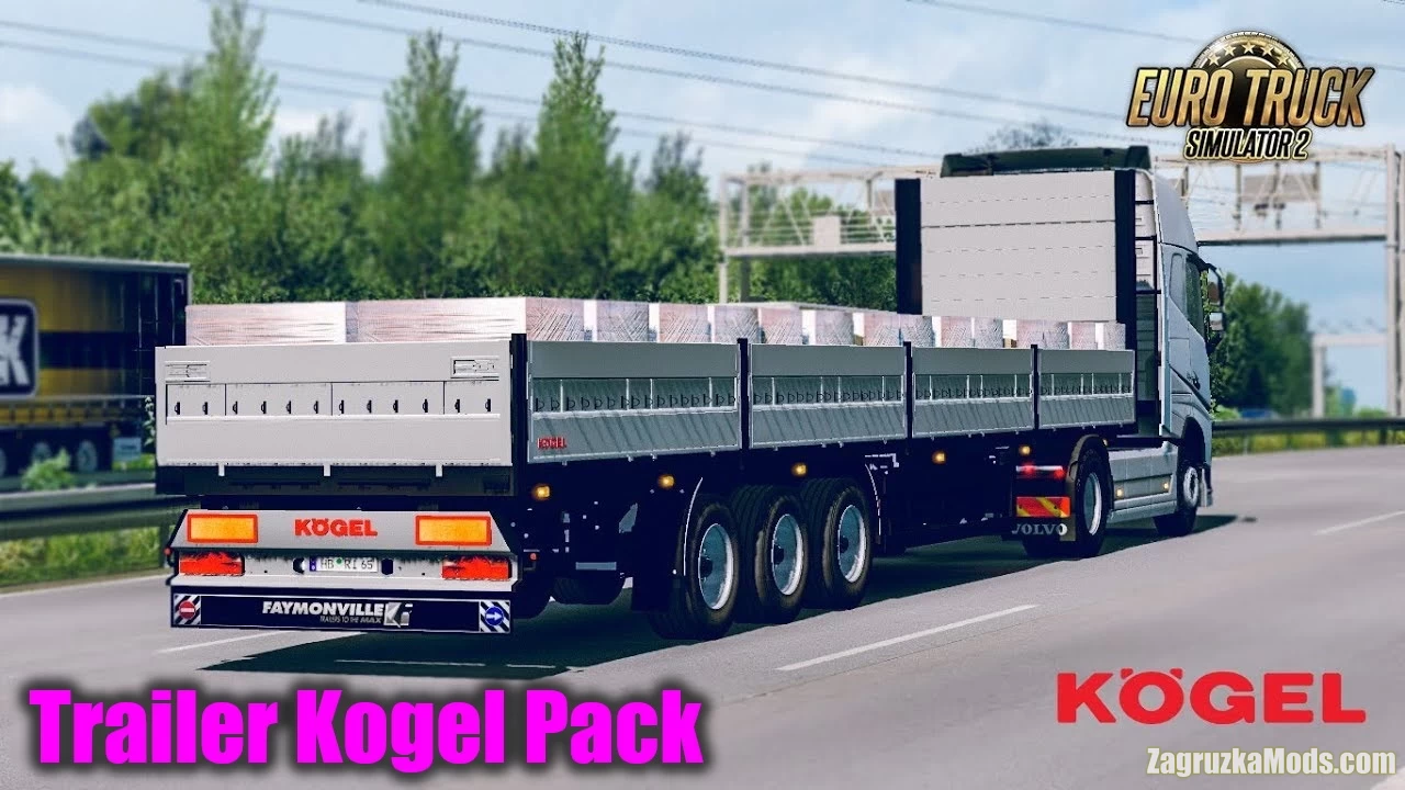 Trailer Kogel Pack v1.9 by Schumi (1.45.x) for ETS2