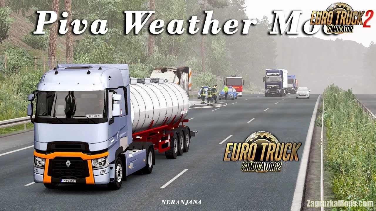 Piva Weather Mod v5.4 (1.39.x) for ETS2