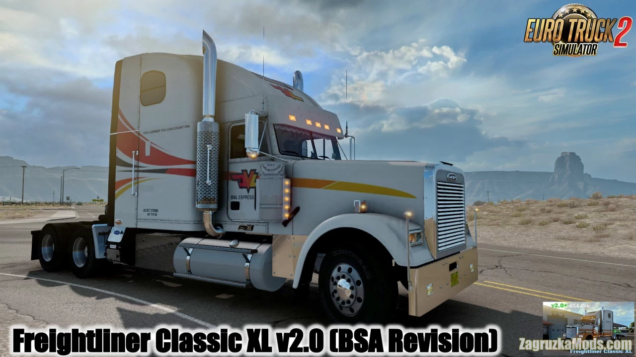 Freightliner Classic XL v3.2 (BSA Revision) (1.48.x) for ETS2