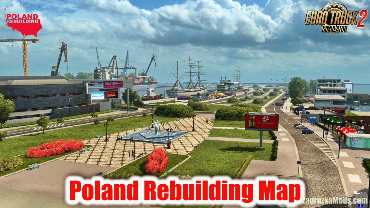 Poland Rebuilding Map v2.5.10.3 (1.52.x) for ETS2