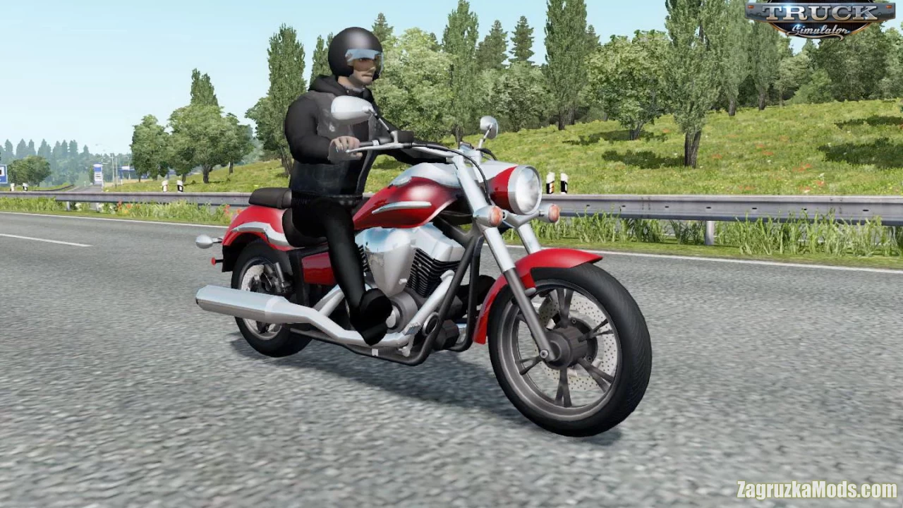 Motorcycle Traffic Pack v4.3 by Jazzycat (1.43.x) for ATS