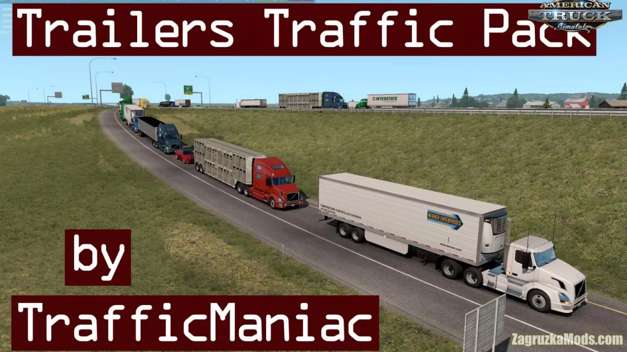 Trailers Traffic Pack v4.9.1 by TrafficManiac (1.43.x) for ATS