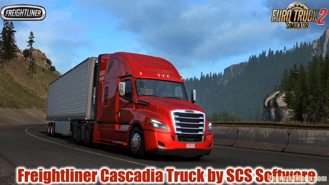 Freightliner Cascadia v1.0 by SCS Software (1.39.x) for ETS2