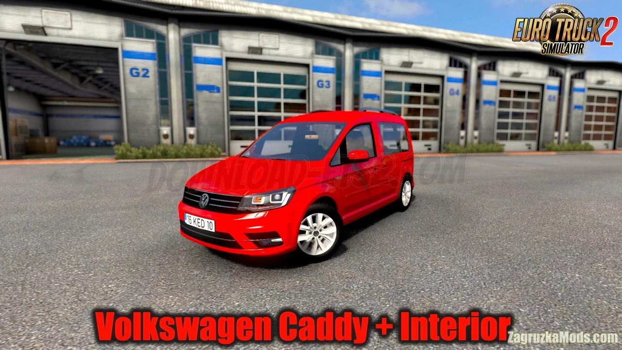 Volkswagen Caddy 2018 + Interior v1.8 (1.42.x) for ATS and ETS2