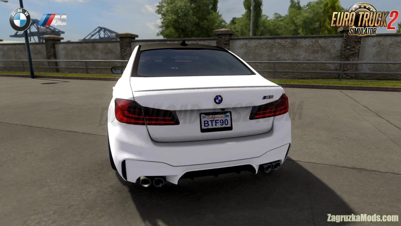 BMW M5 F90 + Interior v2.1 (1.43.x) for ATS and ETS2