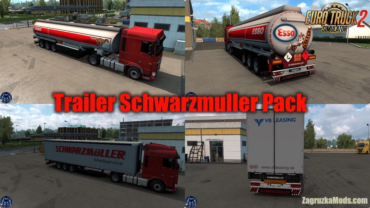 Trailer Schwarzmuller Pack v1.3 (1.43.x) for ETS2
