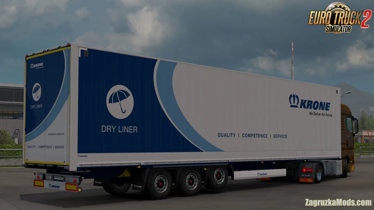 Krone DryLiner Mega Trailer v1.0 by Sogard3 (1.39.x) for ETS2