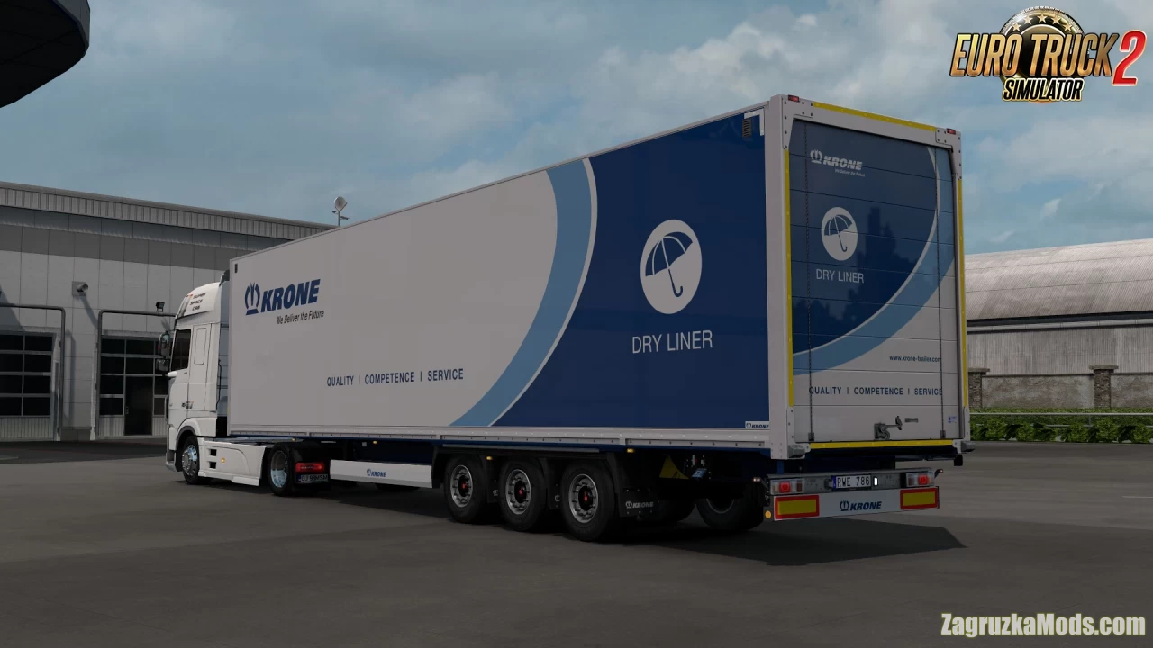 Krone DryLiner Mega Trailer v1.0 by Sogard3 (1.39.x) for ETS2