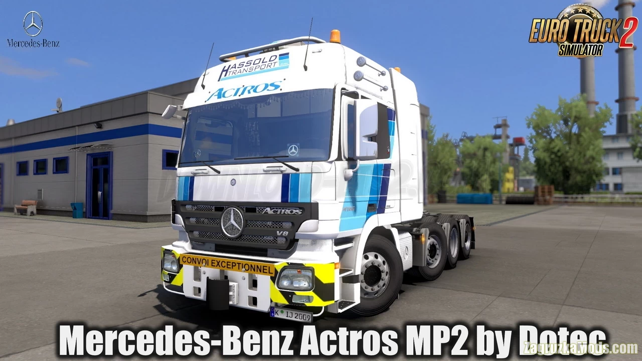 Mercedes-Benz Actros MP2 v1.6.1 by Dotec (1.47.x) for ETS2