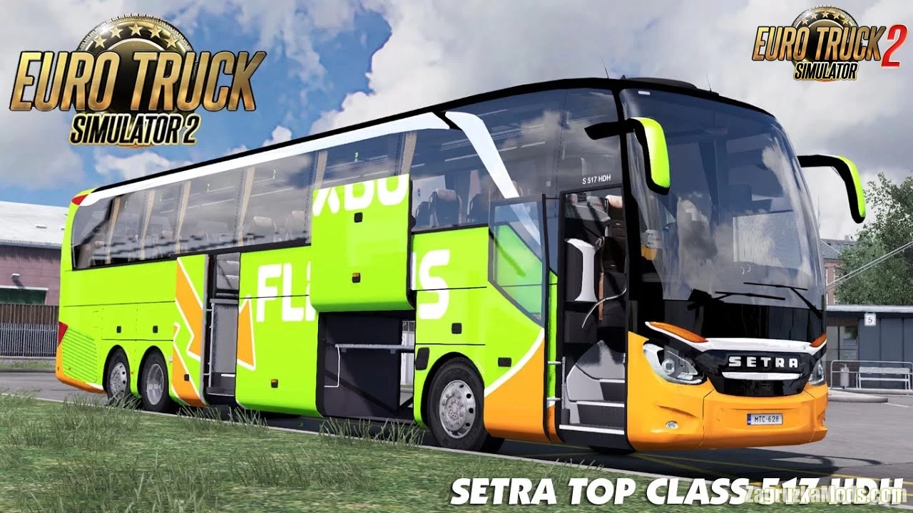 Bus Setra Top 517 HDH 2020 + Interior v3.6 (1.40.x) for ETS2