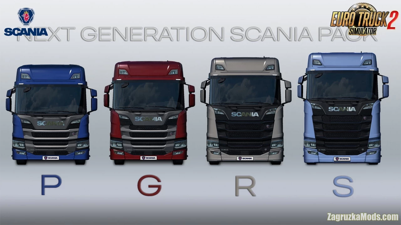 Next Generation Scania P G R S v2.5.2 by Eugene (1.43.x) for ETS2