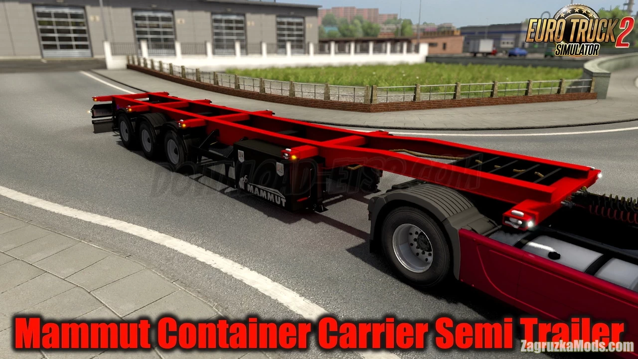 Mammut Container Carrier Semi Trailer v1.0 (1.39.x) for ETS2