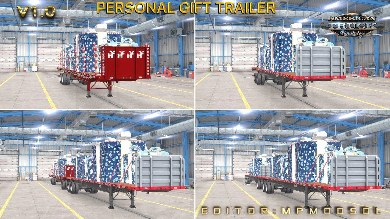 Personal Gift Trailer Mod v1.0 For ATS Multiplayer (1.39.x)