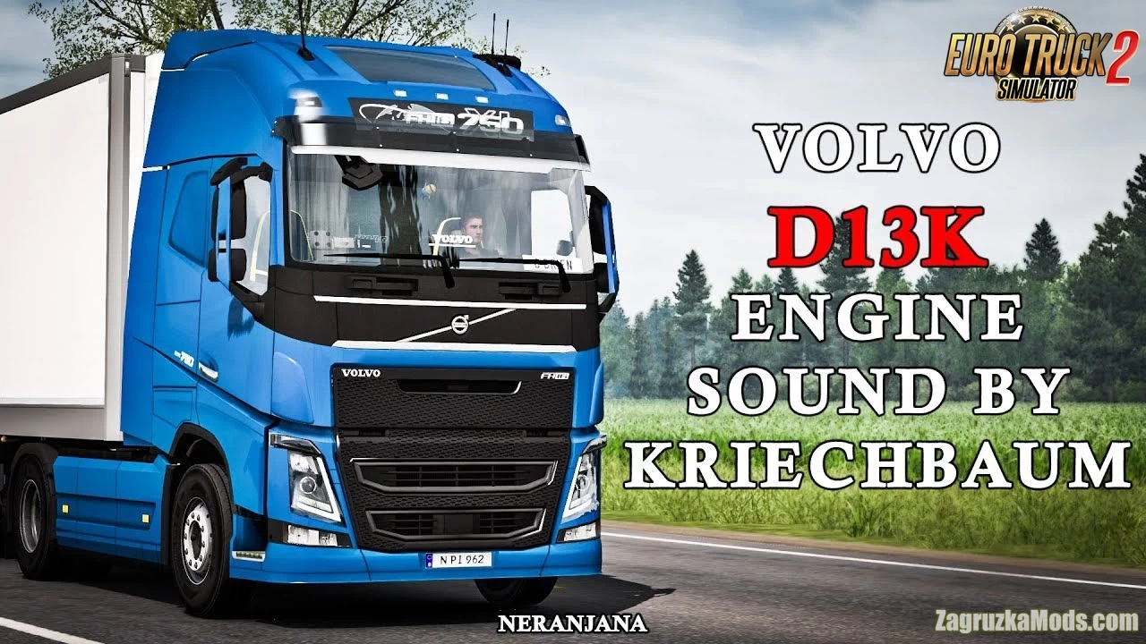 Volvo FH4 D13K Engine Sound v3.0 by Kriechbaum (1.39.x) for ETS2