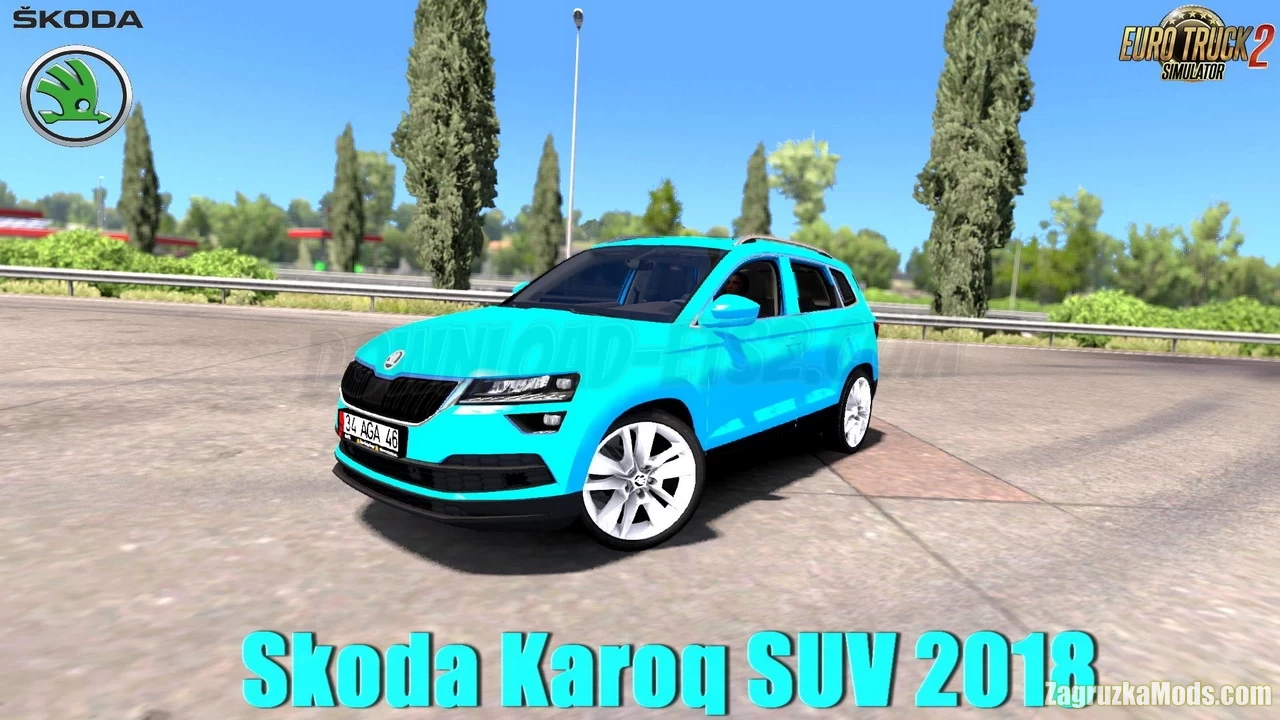 Skoda Karoq SUV 2018 + Interior v3.0 (1.39.x) for ETS2