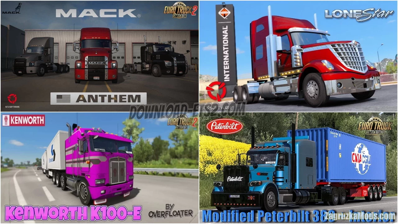 American Trucks Pack Factory Edition v1.9 (1.54.x) for ETS2