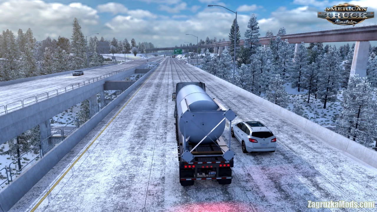 Frosty Winter Weather Mod v5.3 (1.53.x) for ATS