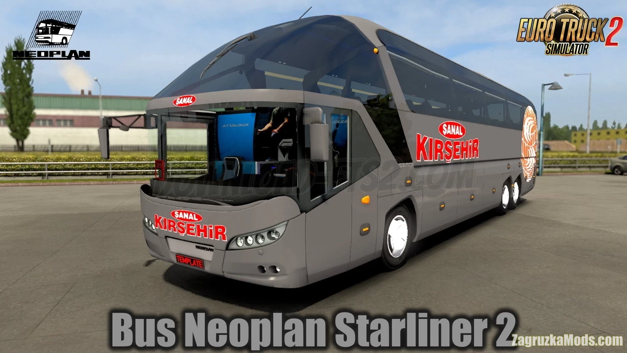 Bus Neoplan Starliner 2 Euro 5 v1.7 (1.49.x) for ETS2