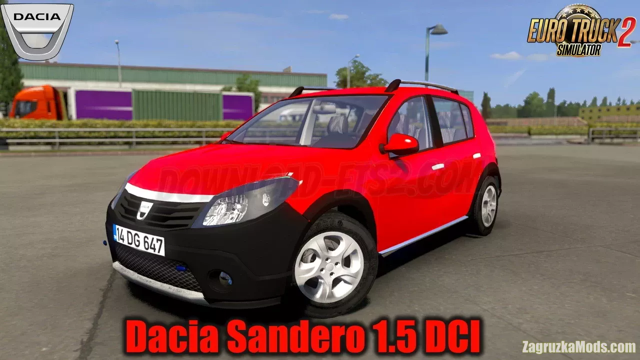 Dacia Sandero 1.5 DCI + Interior v1.7 (1.41.x) for ATS and ETS2