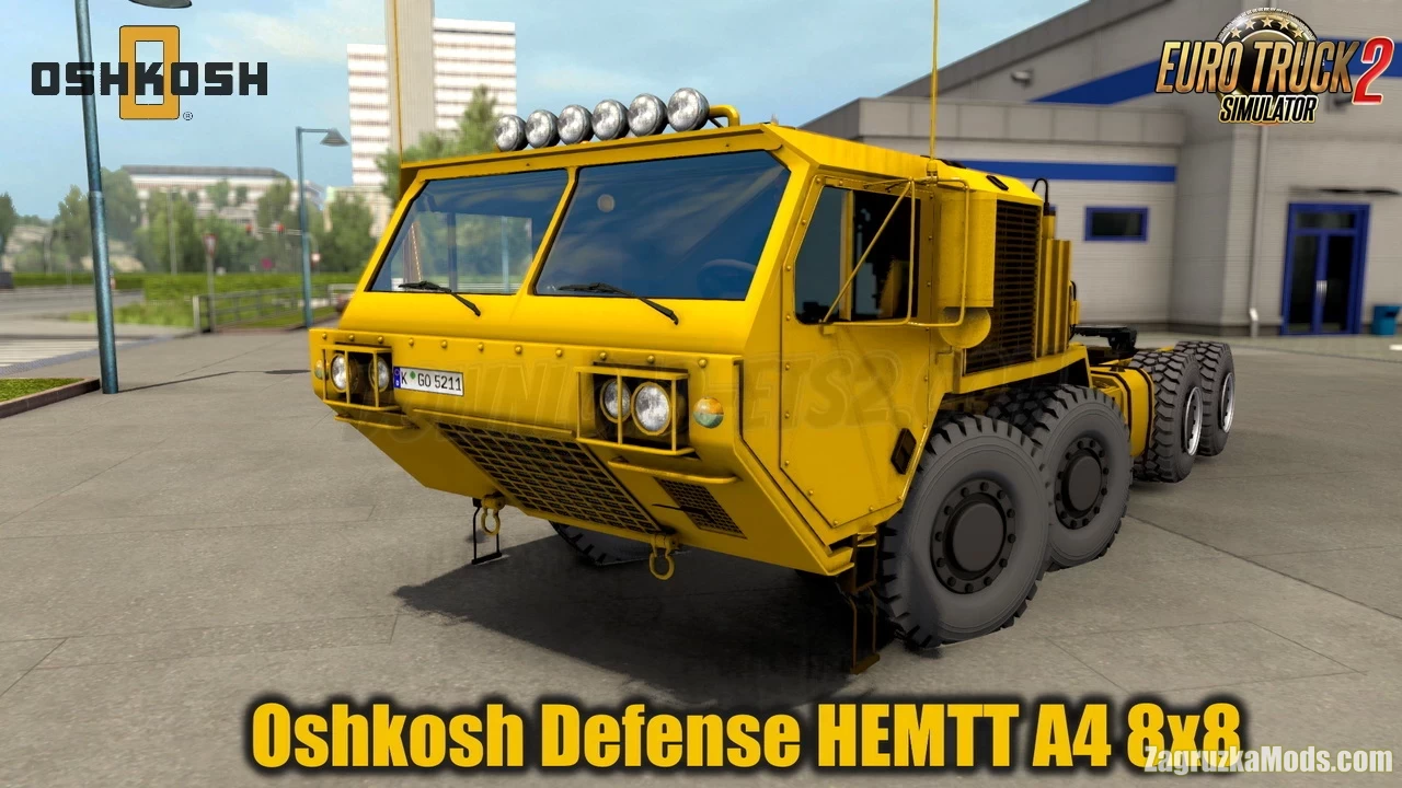 Oshkosh Defense HEMTT A4 8x8 v1.7.1 (1.49.x) for ETS2 and ATS